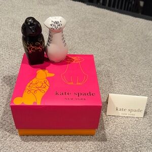 Kate Spade Woodland Park Black and White Dog and Cat Salt and Pepper set